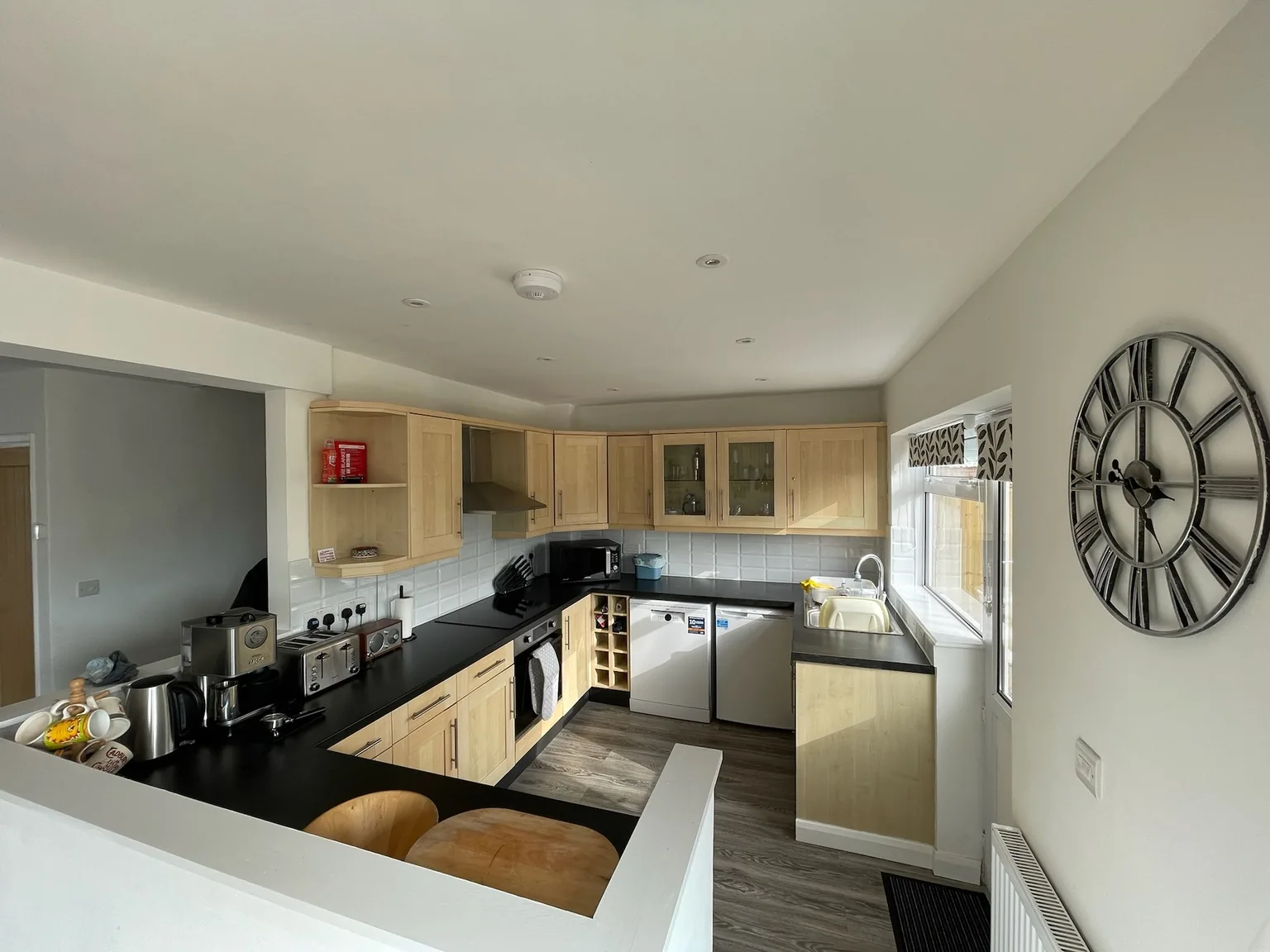 Modern fully equipped kitchen