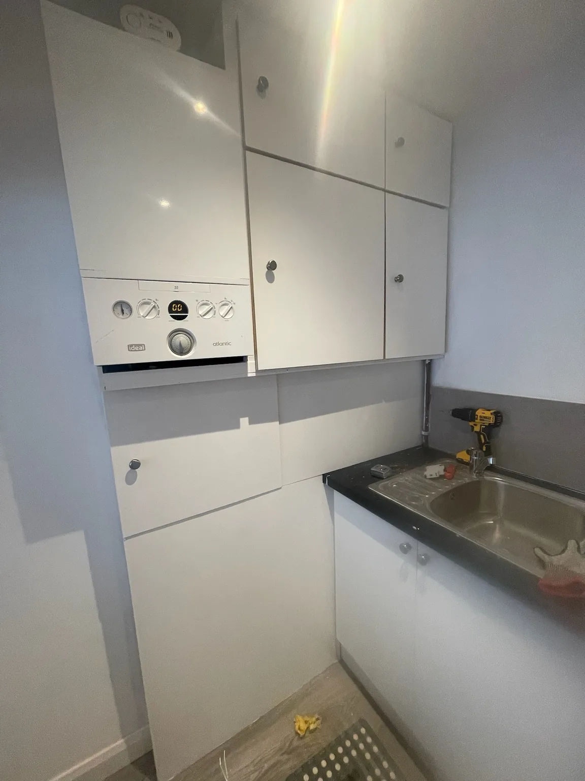 Kitchen and utility storage detail